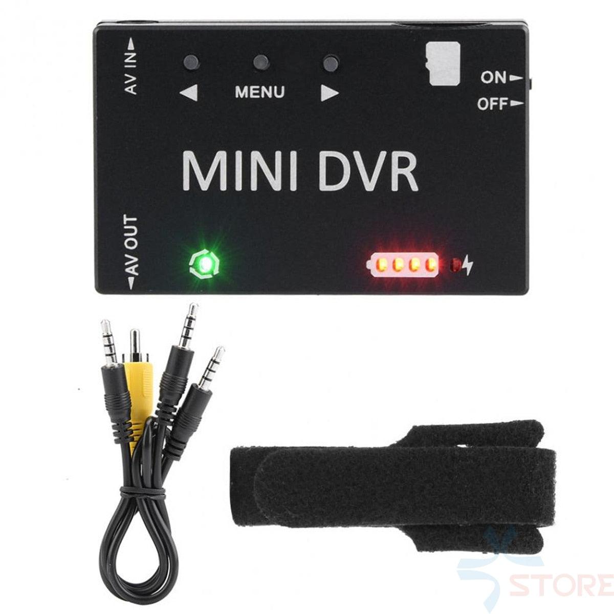 Mini FPV DVR Module NTSC/PAL Switchable Built-in Battery Video Audio FPV Recorder for RC Models Racing FPV Drone - RCDrone