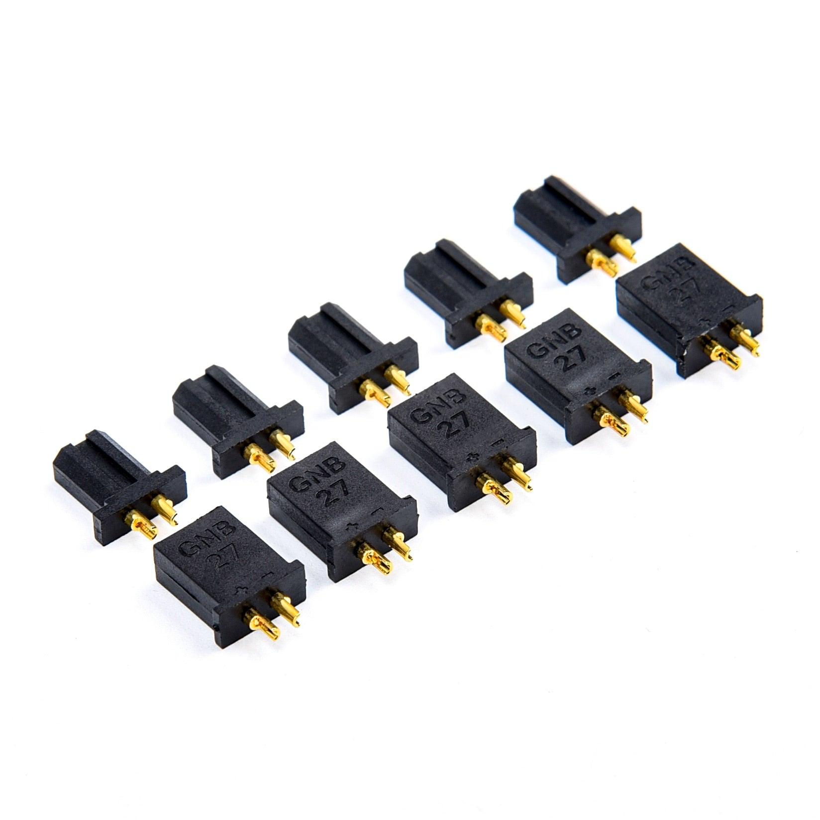 5Pairs / 10Pairs Gaoneng GNB27 GNB 27 Connector Female / Male Plug For RC Racing Drone Models Multicopter Fixed Board DIY Spare Part - RCDrone