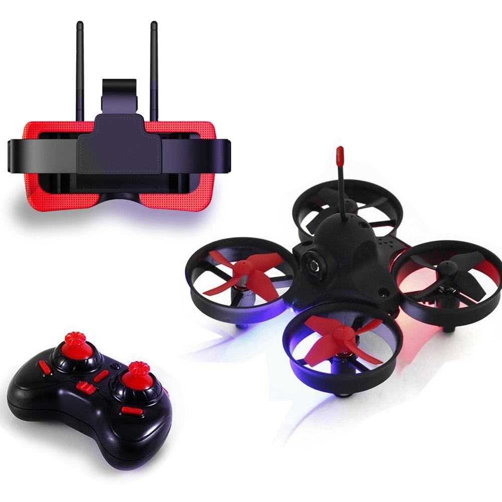RTF Micro FPV RC Racing Drone Quadcopter Toys with 5.8G S2 1000TVL 40CH Camera 3Inch VR009 FPV Goggles VR Headset Helicopter Drone - RCDrone