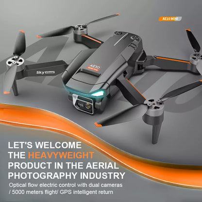 AE10 Drone - GPS WIFI Brushless Drone 8K HD Dual Camera Professional 800M Distance Remote Control Foldable Dron - RCDrone