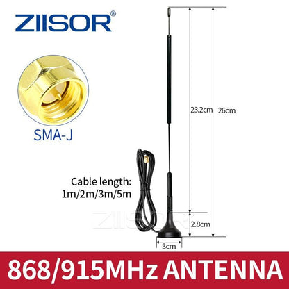 868 MHz LoRa Antenna WiFi 915 MHz Long Range Antena for 923 MHz RP SMA Male Helium Miner Antenna Indoor Low SWR - RCDrone