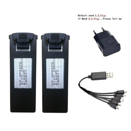 3.7V 1800mAh Drone battery Charger Sets for JD-20S JD20S YH18S GPS RC Quadcopter spare parts for JD-20S PRO drone Modular battery - RCDrone