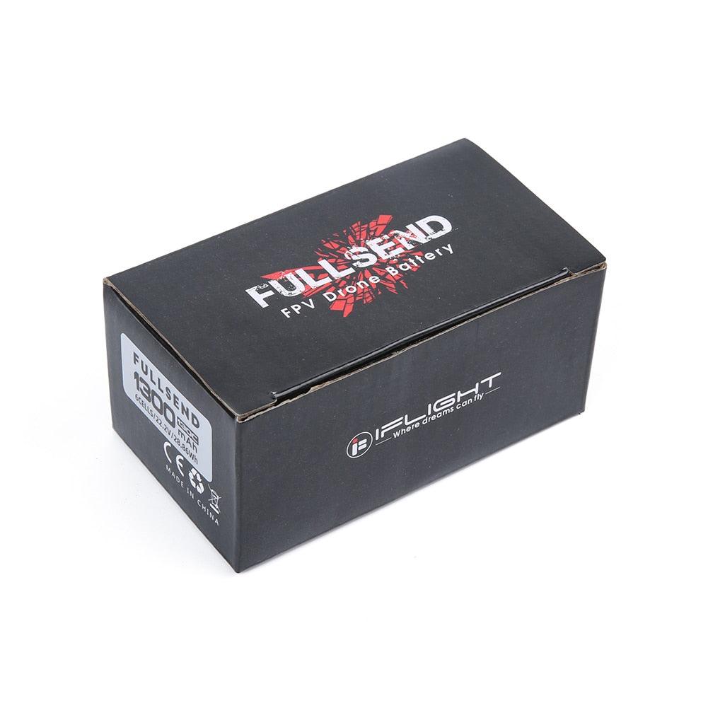 iFlight Fullsend 6S1P 1400mAh 150C 22.2V Lipo Battery with XT60H Connector for FPV - RCDrone