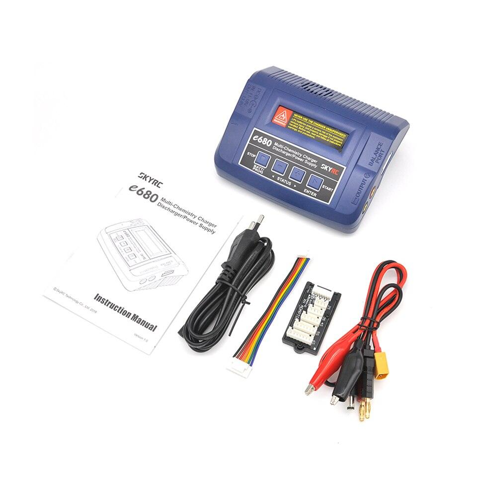 SKYRC e680 - 80W AC/DC バランス充電器 放電器 13.8V DC 電源 LiPo