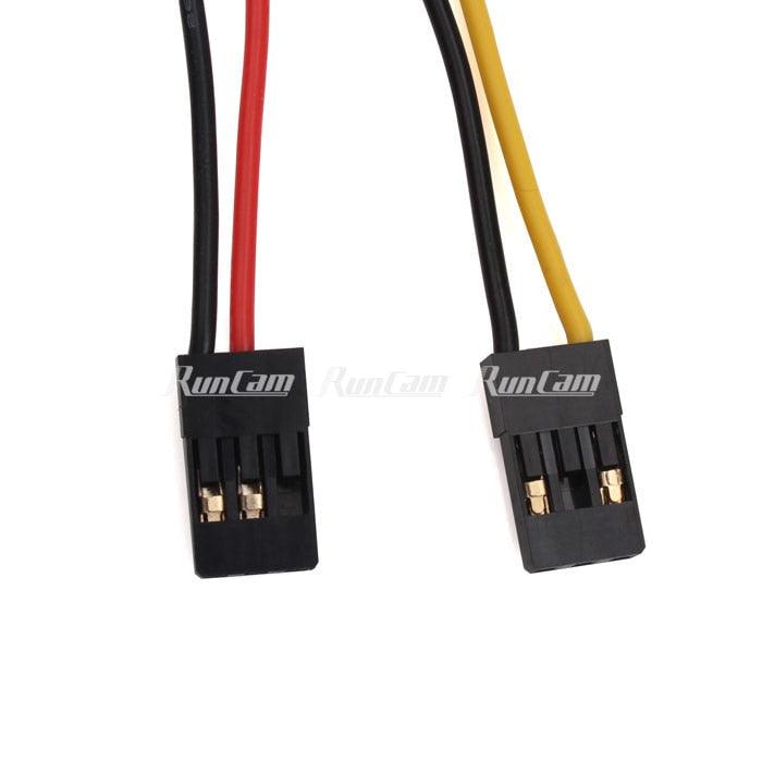 TV-out and power cable for RunCam 2/RunCam 3/RunCam Split/RunCam 5/RunCam2 4K - RCDrone