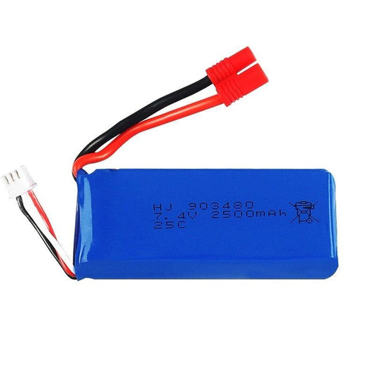 2S 7.4V 2500mAh Lipo Battery for Syma Drone X8C X8W X8G 903480 RC Cars 12428 12423 7.4v Battery for Rc Drone Spare Parts - RCDrone