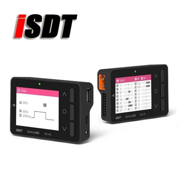 ISDT BG-8S - Smart Battery Checker With Color Display or Checker Balancer Receiver Signal Tester Quick Drone Charger - RCDrone