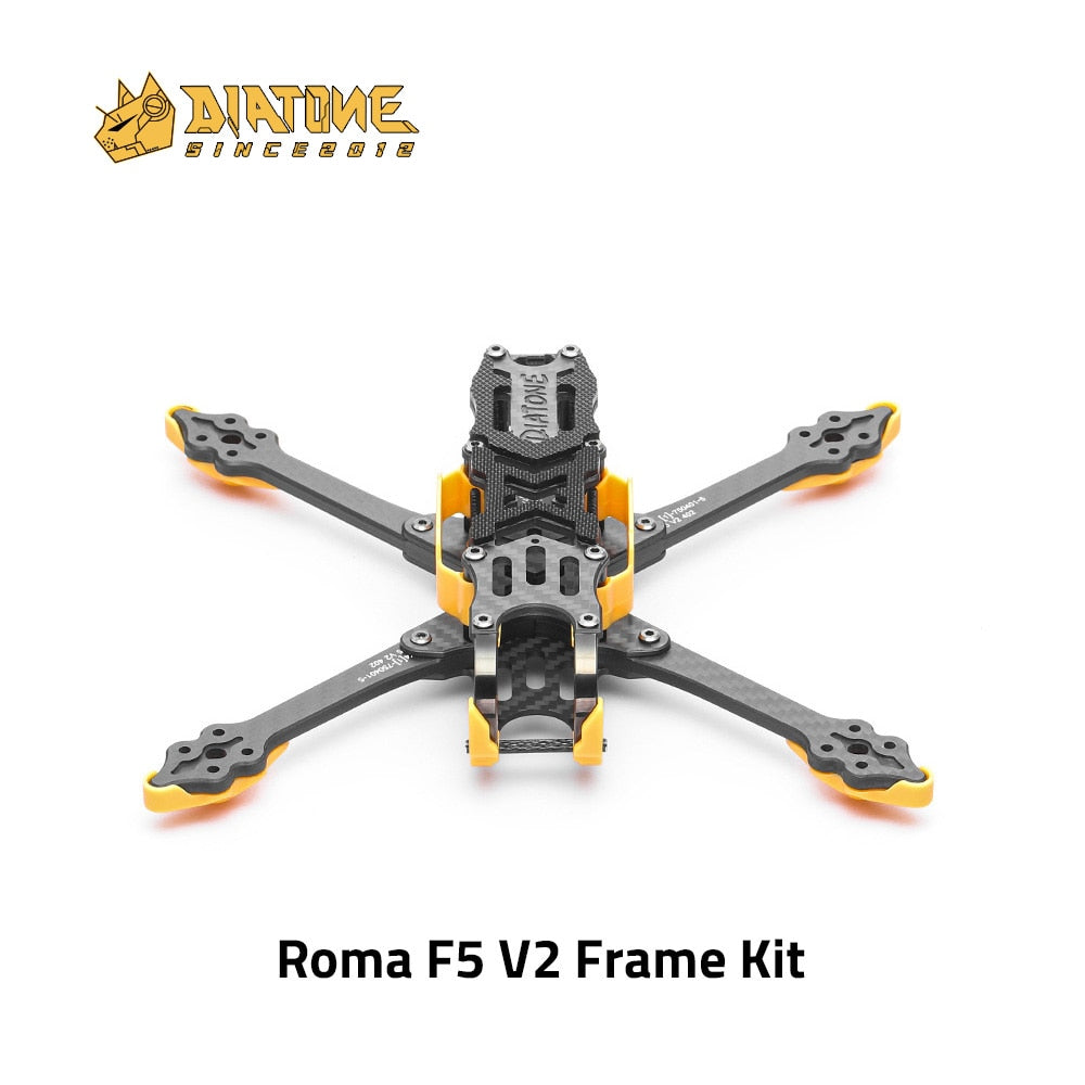 DIATONE Roma F5 V2 Frame kit - Analog/HD Frame Kit FPV Drone Frame with Accessories