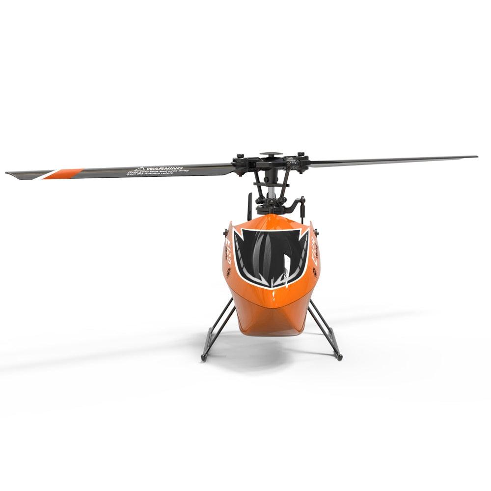 RKSTD Hélicoptère RC électrique à 4 canaux avec gyroscope à 6 axes avec  maintien d'altitude, hélice simple 2,4 GHz sans barre de départ, facile à