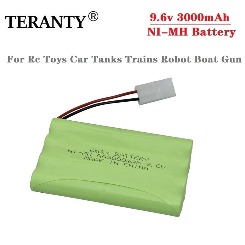 TERANTY 9.6v 300OmAh NI-MH Battery For Rc To