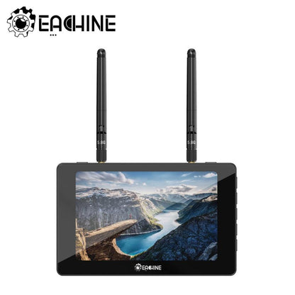 Eachine Moneagle 5 Inch FPV Monitor - IPS 800x480 5.8GHz 40CH Diversity Receiver 1000Lux FPV Monitor HD Display For RC Drone Radio Controller - RCDrone