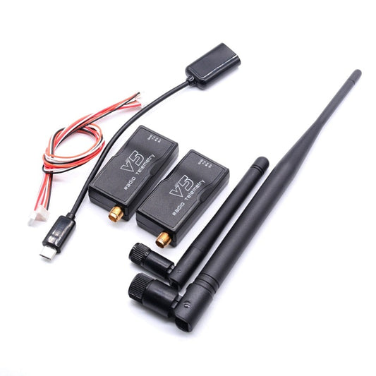 3DR Radio V5 Telemetry - 433Mhz 915Mhz 100MW/500MW Air and Ground Data Transmit Module with OTG cables for APM 2.8 /Pixhawk 2.4.8