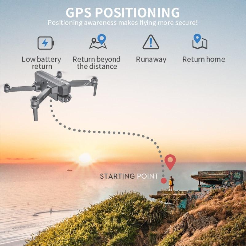 SJRC F11 / F11S Pro ドローン - 4K カメラ付き 3KM WIFI GPS EIS 2 軸