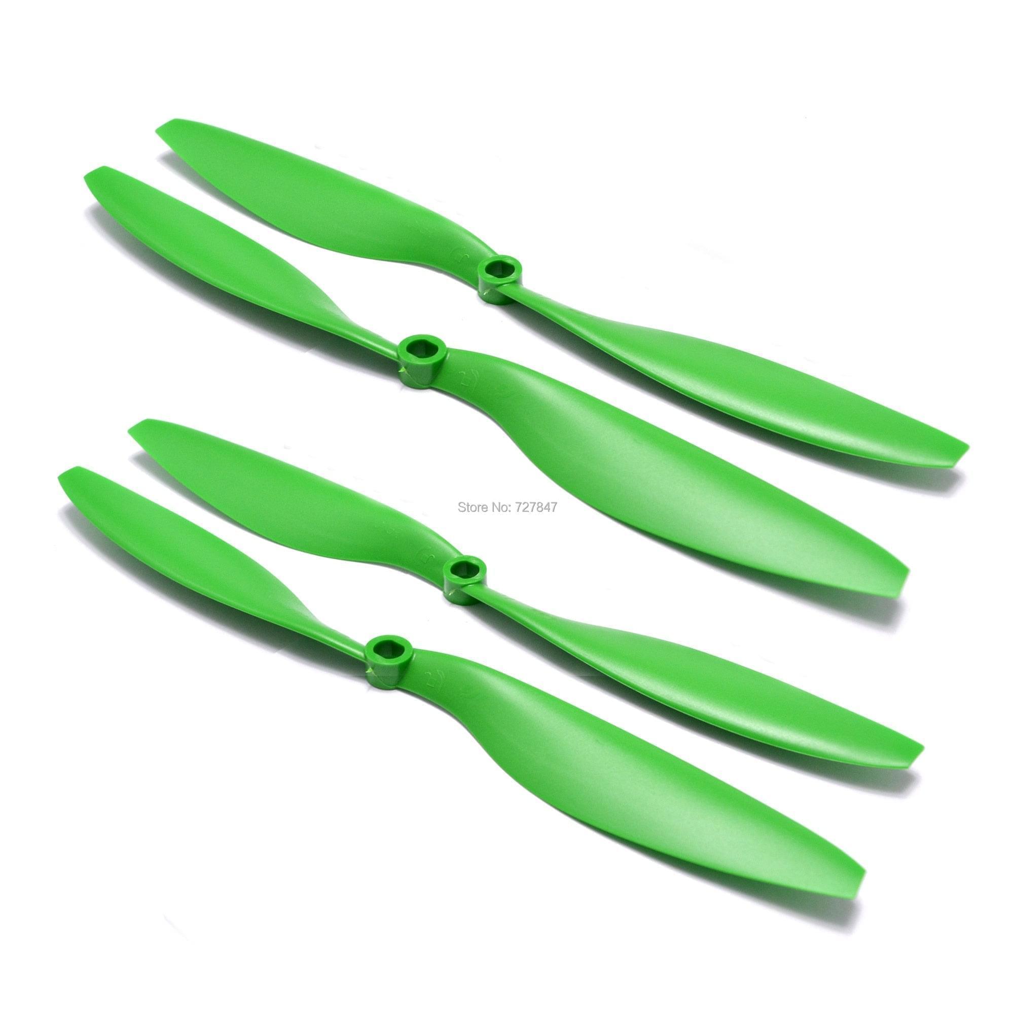 Lot De 4 Hélices CCW 7035 7x3.5 Orange Pour Avion RC 4-Axes – Avec Bagues D’Adaptation