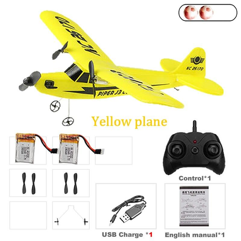 RC Electric Airplane Remote Control Plane RTF Kit EPP Foam 2.4G Controller 150 Meters Flying Distance Aircraft Global Hot Toy - RCDrone