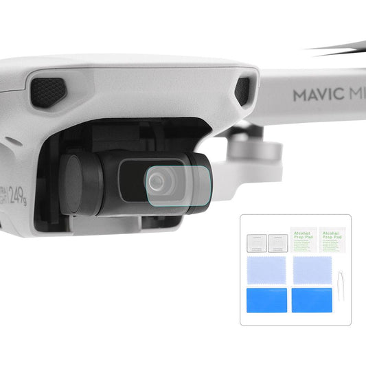 2PCS Camera Lens Protector for DJI Mavic Mini/Mini 2/Mini SE Drone Anti-Scratch HD Tempered Glass Lens Film Protective Accessory - RCDrone
