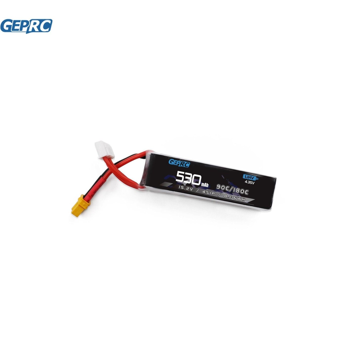 GEPRC 4S 530mAh LiPo Battery - 90/180C HV 3.8V/4.35V Battery Suitable For 2-3Inch Series Drone For RC FPV Quadcopter Accessories FPV Battery - RCDrone