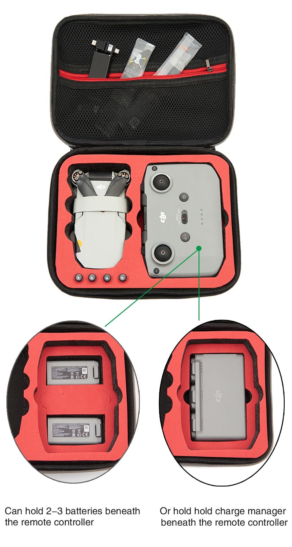 DJI Mini 2 Drone Accessories Portable DJI Mavic Mini 2 Storage Bag Drone Handbag Outdoor Carry Box Case - RCDrone