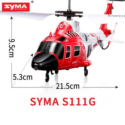 SYMA S111G/S109G Rc Helicopter - Simulation Alloy Armed Anti-Fall Upgrade Version Stable Power Children RC Military Helicopter Toy Gift - RCDrone