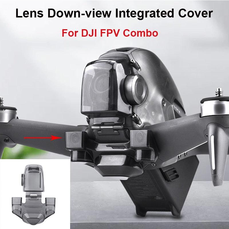 Lens Cap for DJI FPV Combo - Lens Down-view Integrated Cover Protector Drone Down-visual Lens Cap Gimbal Camera Fixed Protector Accessories - RCDrone
