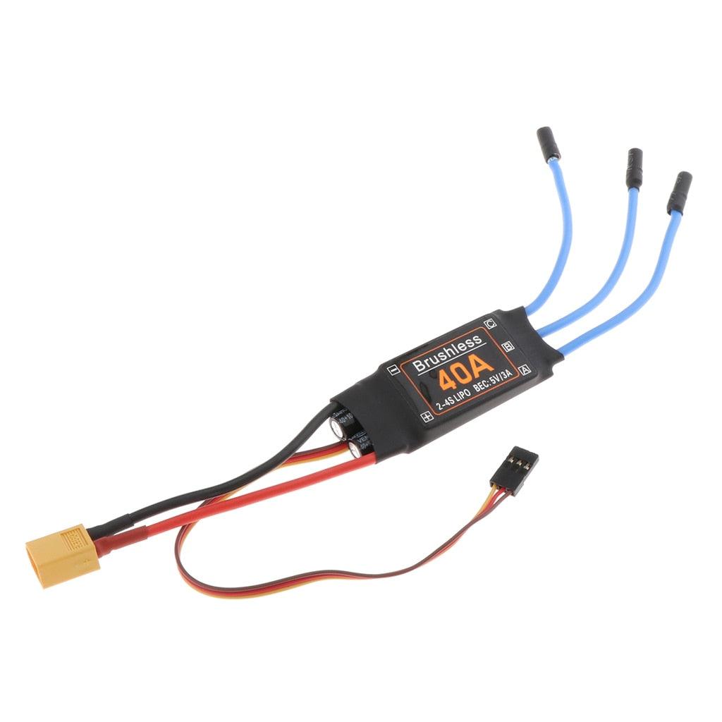 Rc Plug 40A Brushless ESC XT60 Plug Durable RC Quad Toys Components Accessorie ...
