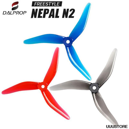 12PCS/6Pairs Upgraded Dalprop Nepal N2 T5142.5 5142.5 5.1 Inch 3-Blade Freestyle Propeller CW CCW POPO for FPV Racing RC Drone - RCDrone