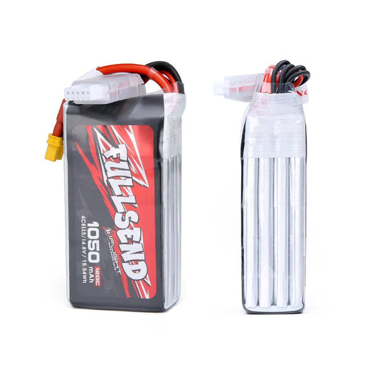 iFlight FULLSEND 4S 1050mAh FPV Battery - 120C 14.8V Lipo Battery with XT30 connector for FPV Drone - RCDrone