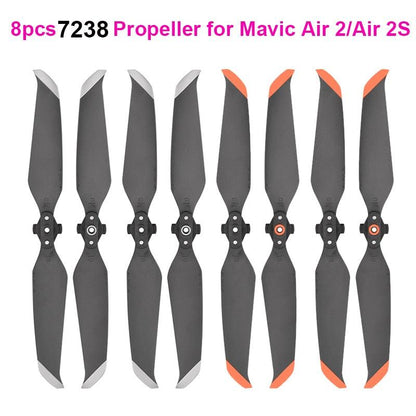 8PCS 7238F Low Noise Propellers For DJI Mavic Air 2/AIR 2S Wing Fan Quick Release Props for DJI Mavic Air 2S Drone Accessories - RCDrone