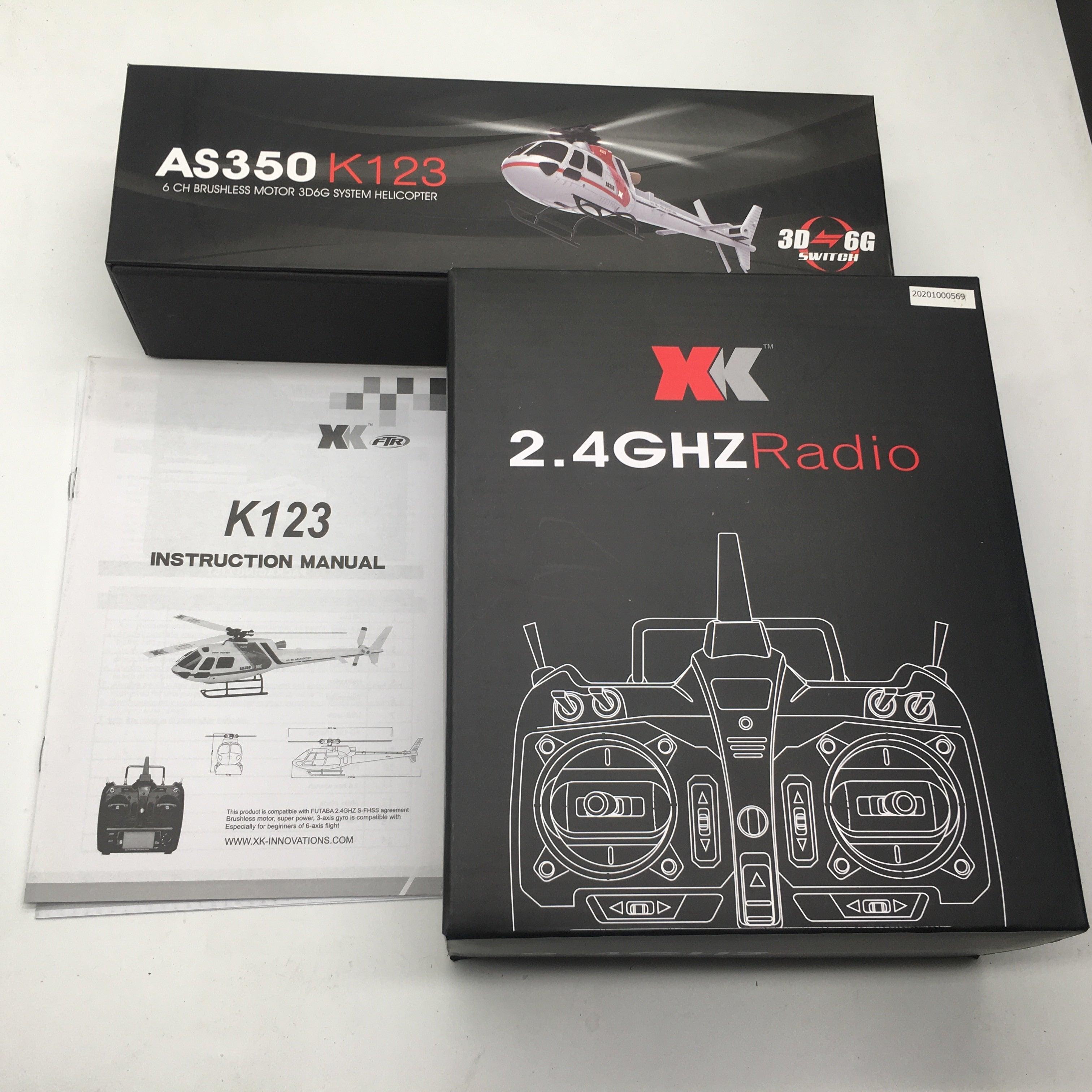 Xk as350 best sale k123 6ch brushless