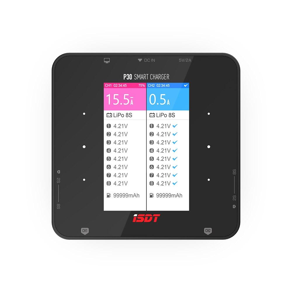 ISDT P30 Charger - 1000WX2 30AX2 High Power Dual Channel BattGo