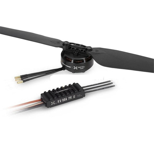 Hobbywing Combo XRotor PRO 6215 Motor - 180KV 2388 Propeller 80A HV FOC V4 ESC RTF CCW/CW Prop Power System for Agricultural Drones - RCDrone