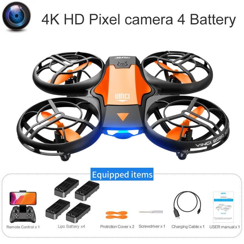 V8 Drone - 4K 1080P HD Camera WiFi Fpv Air Pressure Height Maintain Foldable Quadcopter RC Dron Toy Gift - RCDrone