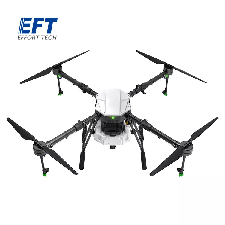 EFT E410P 10L Agriculture Drone - 4 Axis Agriculture Drone frame  10L Water Tank 30inch Propeller Compact With Hobbywing X8, JIYI K3A Pro,Skydroid H12