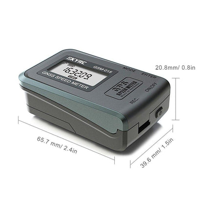 SKYRC GSM-015 GNSS GPS Speed Meter - High Precision Speedometer for RC FPV Multirotor Quadcopter Airplane Helicopter Drone - RCDrone