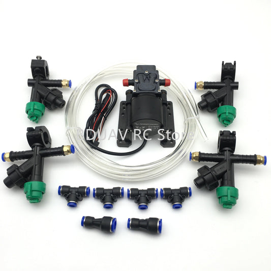 DIY Agricultural drone spray system - accs nozzle,Water pump,Buck module,Pump governor, Adapter, Water pipes for 6L 10L 16L 25KG Agriculture Drone Accessories - RCDrone