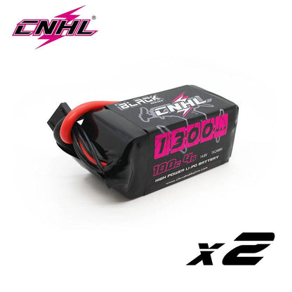 2PCS CNHL 4S 6S 14.8V 22.2V Lipo Battery With XT60 1100mAh 1300mAh 1500mAh 100C Battery For FPV Airplane Drone Quadcopter Helicopter - RCDrone