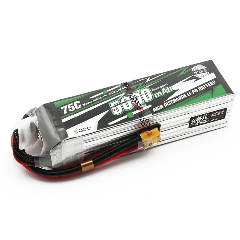 Gens ace Lipo Battery 6S 2600 3300 4000 5300mAh 22.2V Lipo Battery for Align Helicopter Airplane Car Boat RC Accessories - RCDrone