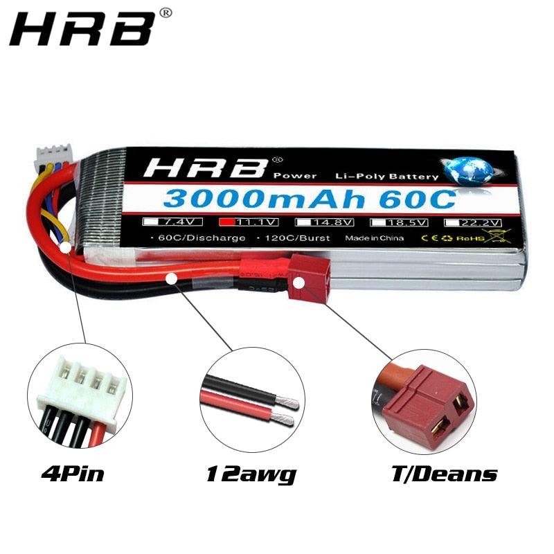 HRB 2packs 6S 22.2V 3300mAh 60C Lipo batterij met Deans T connector voor RC Quadcopter helikopter auto vrachtwagen boot hobby HRB 2packs 6S 22.2V 3300mAh 60C Lipo batterij met Deans T connector voor RC Quadcopter helikopter auto vrachtwagen boot hobby