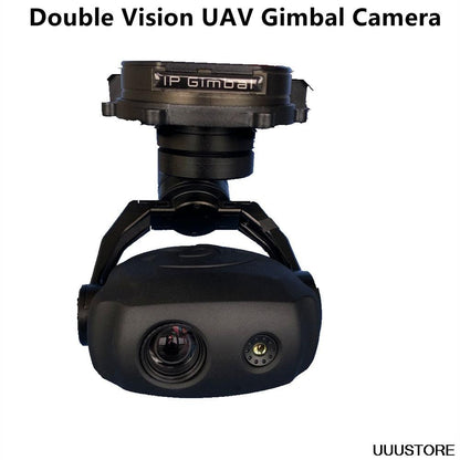 Three-axis stabilized Gimbal 10x optical zoom Infrared thermal imaging visible HDMI camera double vision TSHD10T3 for UAV FPV RC - RCDrone