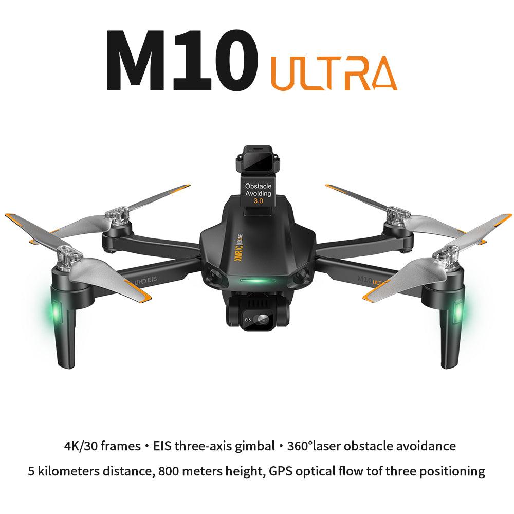 M10 Ultra Drone 4K HD Profesional GPS 3-Axis EIS Wifi Quadcopter 5KM Distance 800M Brushless Professional Camera Drone - RCDrone