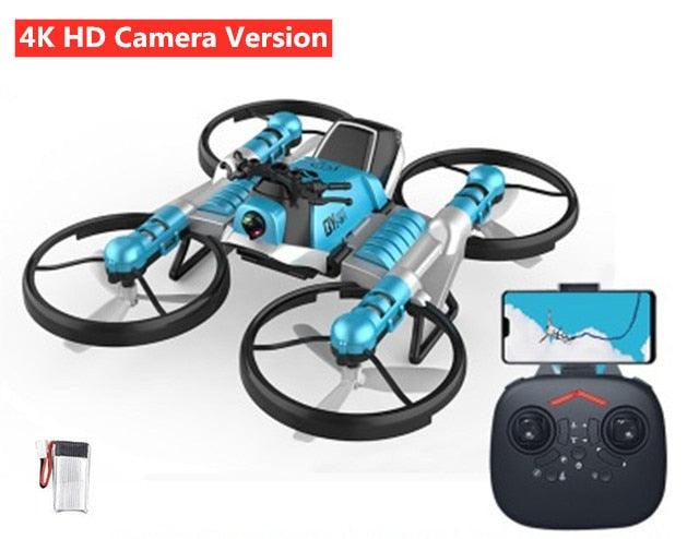 Motorcycle aircraft 2 in 1 Deformation Drone With 4K HD Camera 3D Flip One Key Return Headless Mode RC Quadrocopter - RCDrone