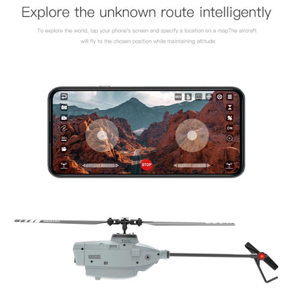C127 2.4G RC Helicopter - Professional 720P Camera 6 Axis Gyro WIFI Sentry Spy RC Drone Wide Angle Single Paddle Without Ailerons - RCDrone