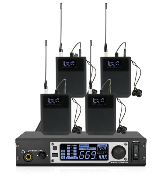 HONGUAN Stereo PSM-X400, AF AF Protessional wireless transmittei RF MHz RF