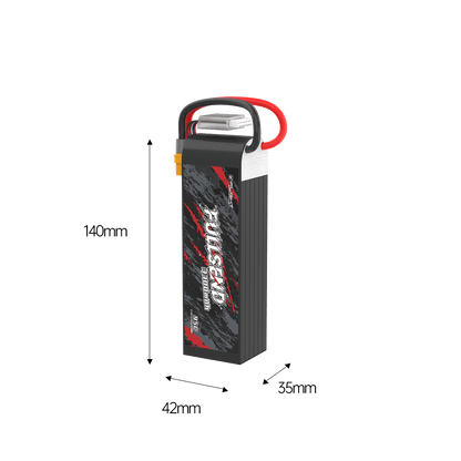 iFlight Fullsend 6S 3300mAh FPV Battery - 95C Battery with XT60 connector for FPV Drone - RCDrone