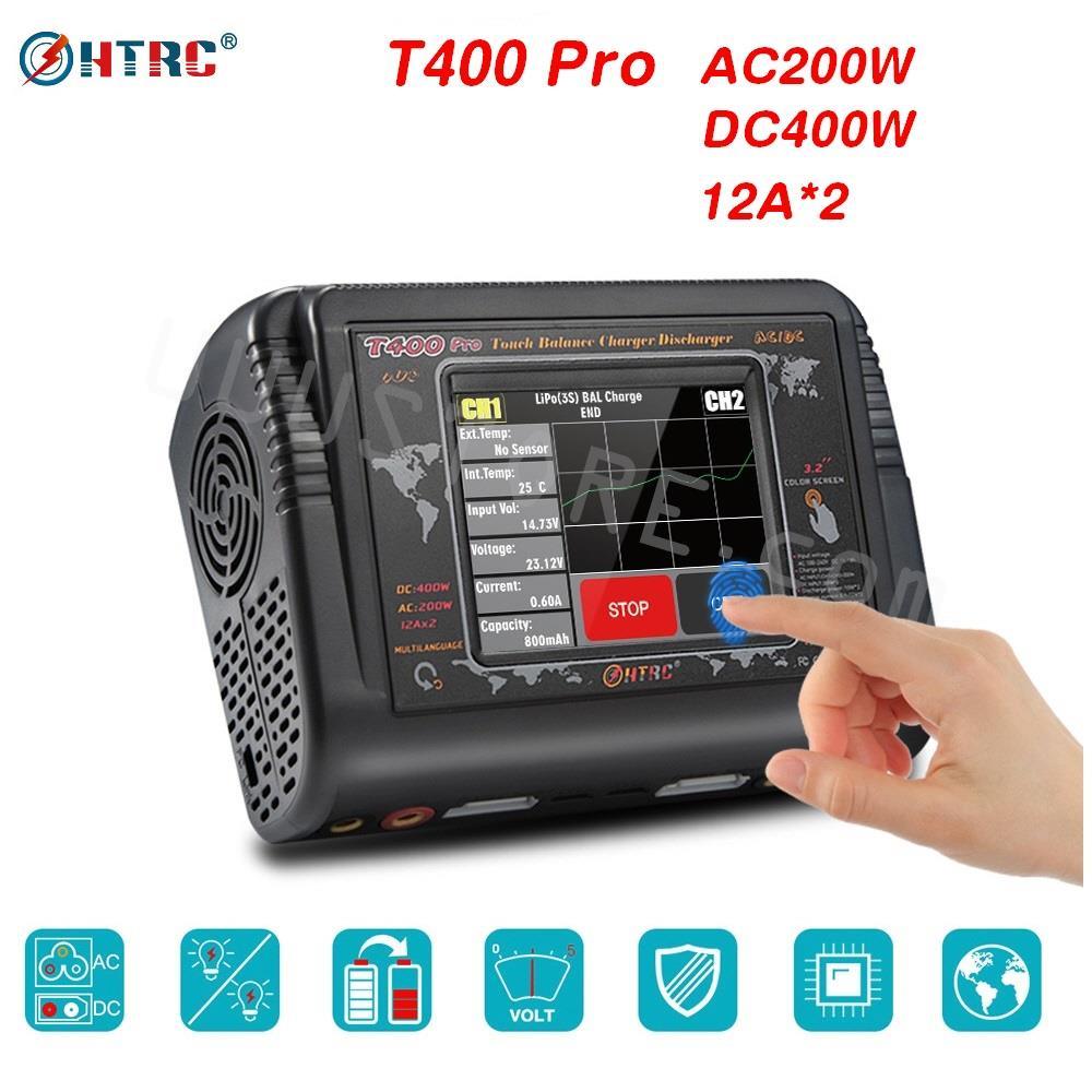 Ht Rc HTRC T400 Pro RC Lipo 충전기 - LiPo LiHV LiFe Lilon NiCd NiMh Pb 배터리 FPV ...