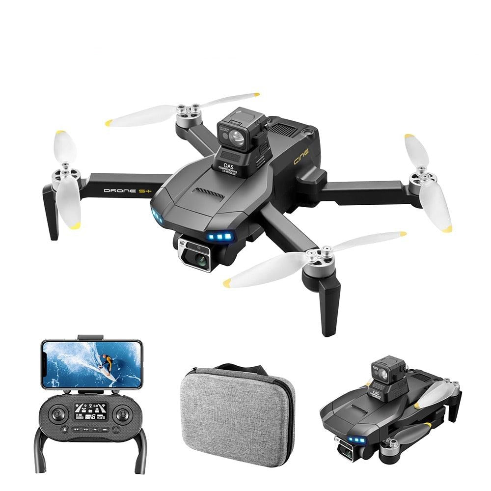 S+ Drone / S Plus Drone - GPS 6K HD Dual HD Camera RC Distance 1200M Laser Obstacle Avoidance Aerial Photography Brushless Motor Foldable Quadcopter Professional Camera Drone - RCDrone