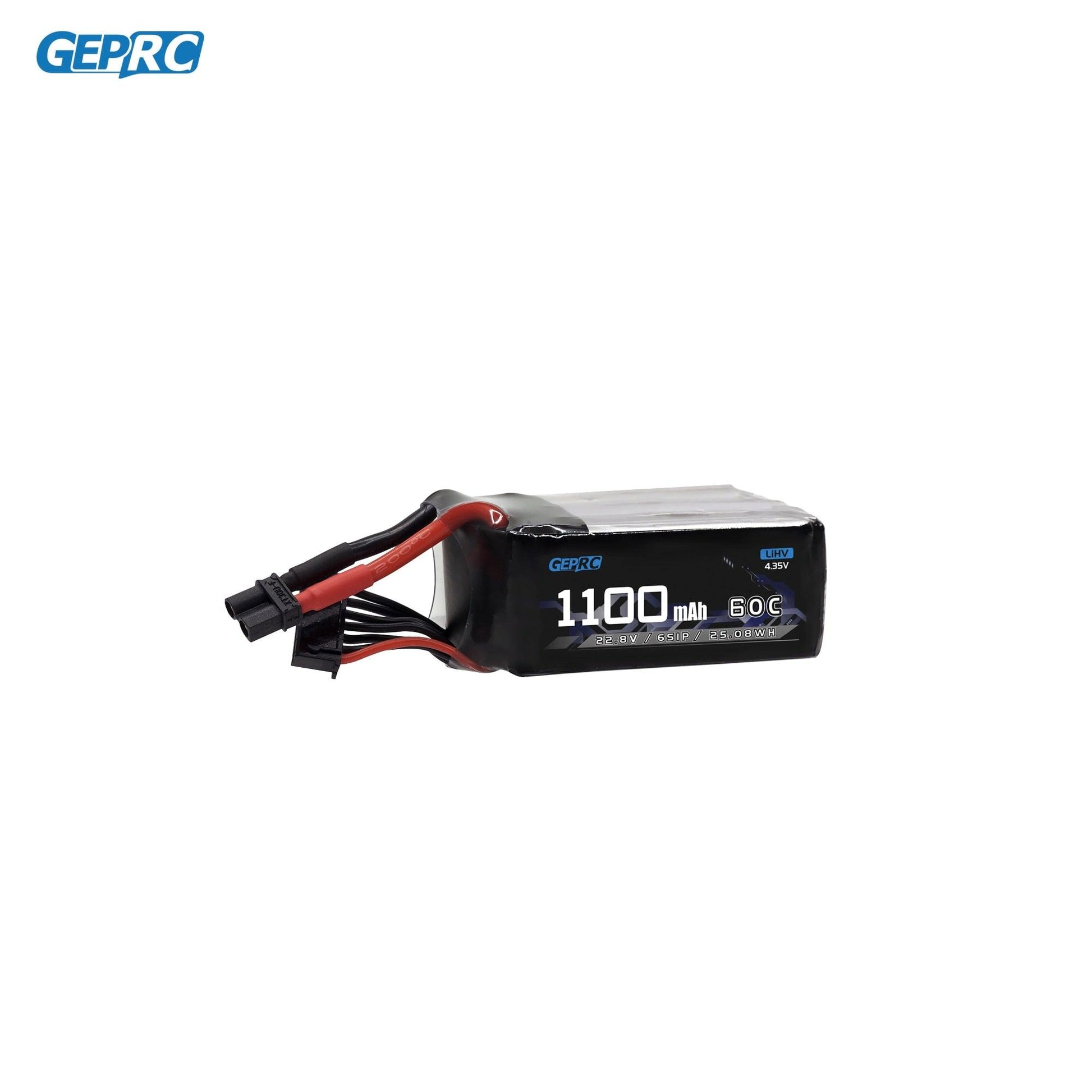 GEPRC 6S 1100mAh 60C LiPo Battery - Suitable For 3-5Inch Series Drone For RC FPV Quadcopter Freestyle Drone Accessories Parts FPV Drone Battery - RCDrone