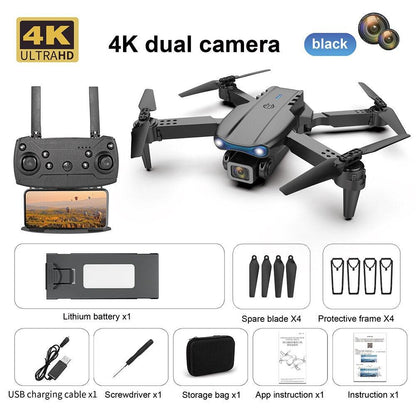 KBDFA E99 Pro Drone - RC Mini Drone 4K Dual Camera WIFI FPV Aerial Photography RC Helicopter Foldable Quadcopter Drone Kids Toys Gifts - RCDrone