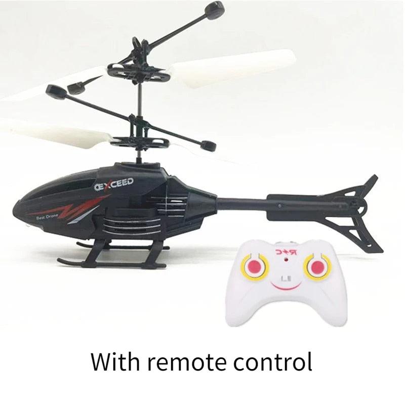 DW2137 Rc Helicopter - 2 Channel Remote Control Mini Drone Flying Helicopter Infraed Induction Kid Toys Aircraft LED Drone Flying Suspension Induction Helicopter - RCDrone