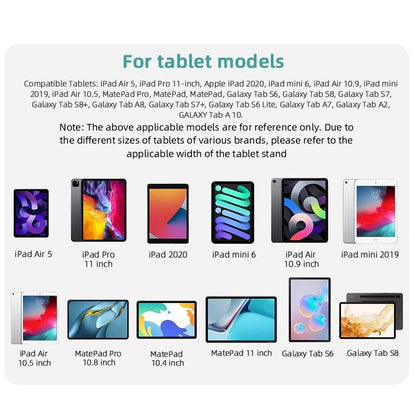 Tablet Holder for DJI Mavic 3/Mini 2/Air 2/2S/MINI 3 PRO Remote Control Tablet Bracket Stand Mount Clip for iPad Mini/Air/Pro - RCDrone